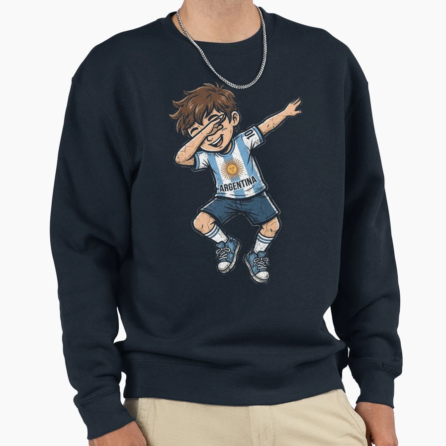 Soccer Dabbing Argentina Sweatshirt - Casual Everyday Wear Men Women - T-Shirt, Sweatshirt, Hoodie