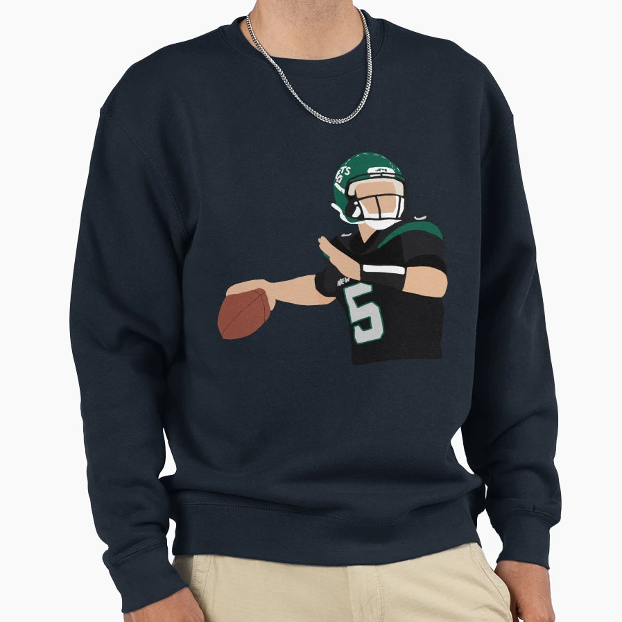 Mike White Ny Jets Sweatshirt - Graphic Print for Adults - T-Shirt, Sweatshirt, Hoodie