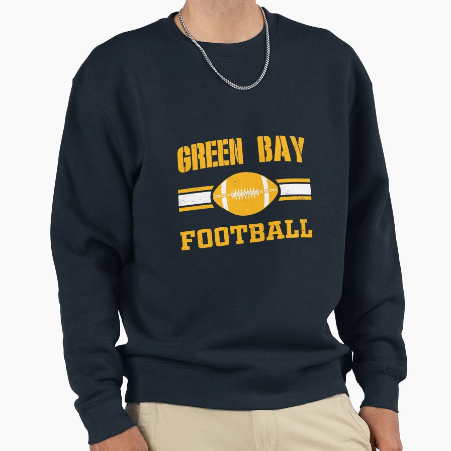 Green Bay Football Sweatshirt - Custom Art Print Men Women - T-Shirt, Sweatshirt, Hoodie