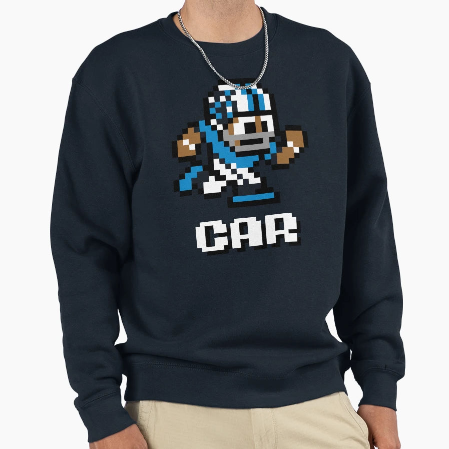 Carolina Panthers Tecmo Super Bowl Sweatshirt - Unique Graphic for Adults - T-Shirt, Sweatshirt, Hoodie
