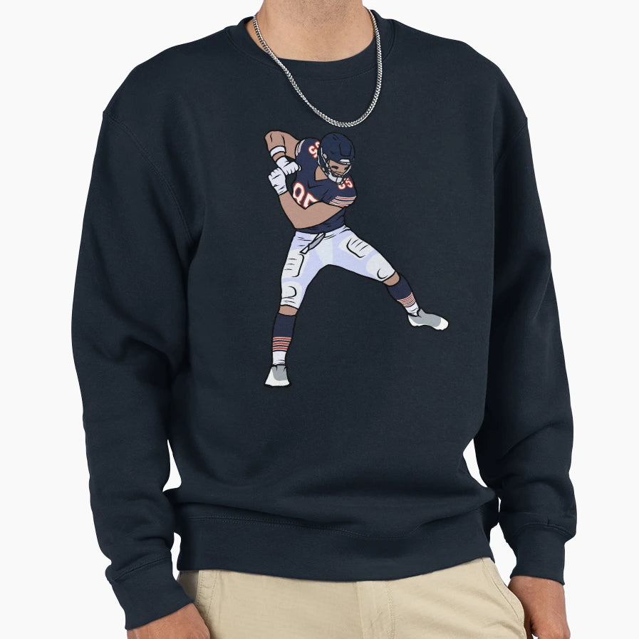 Cole Kmet Home Run Celebration Sweatshirt - Custom Art Print Men Women - T-Shirt, Sweatshirt, Hoodie
