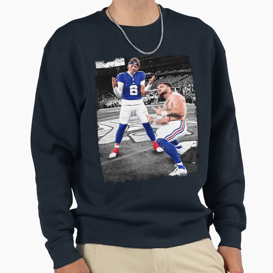 Jaxson Dart And Cam Skattebo Sweatshirt - Fun Novelty Design for Adults - T-Shirt, Sweatshirt, Hoodie