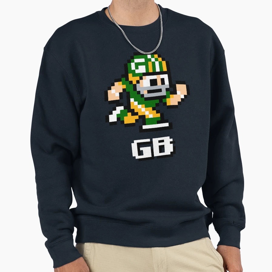 Green Bay Packers Tecmo Super Bowl Sweatshirt - Streetwear Style Men Women - T-Shirt, Sweatshirt, Hoodie