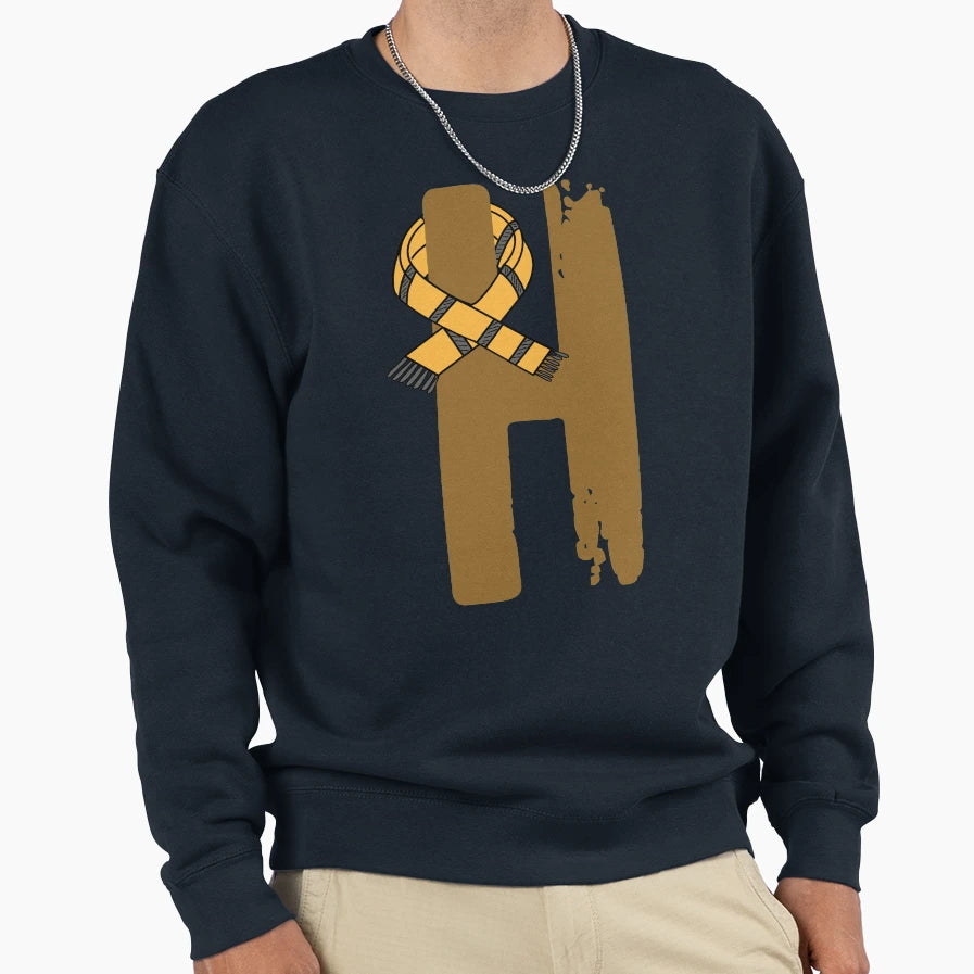 H Letter Magic School Team Sweatshirt - Fun Novelty Design for Adults - T-Shirt, Sweatshirt, Hoodie