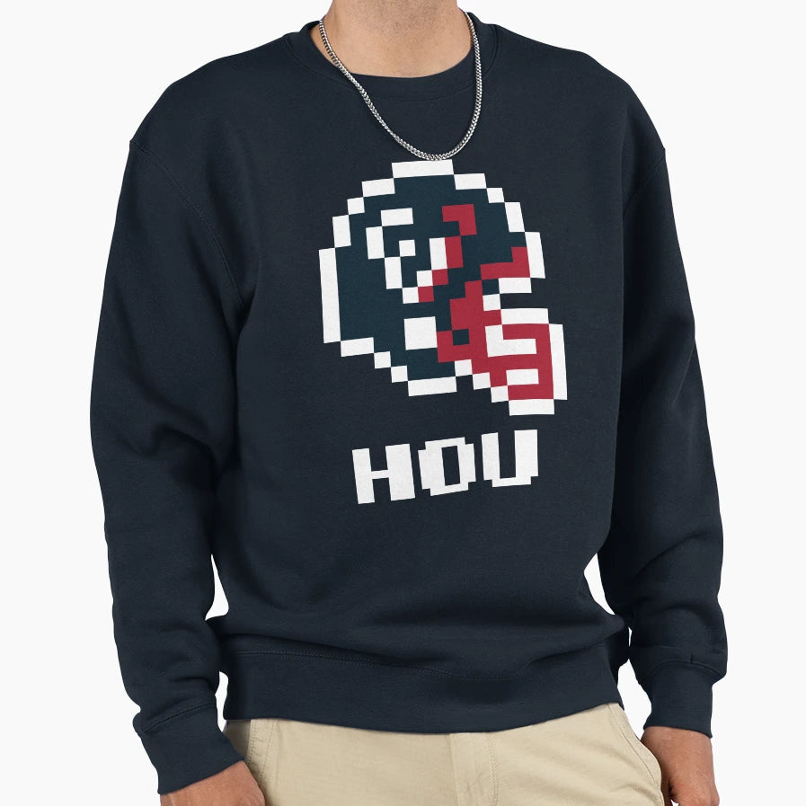 Houston Texans Tecmo Super Bowl Sweatshirt - Streetwear Style for Adults - T-Shirt, Sweatshirt, Hoodie