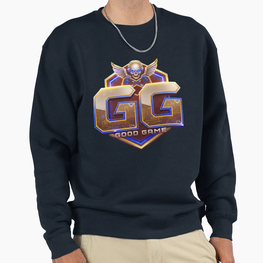 Gg Good Game Sweatshirt - Aesthetic Graphic Men Women - T-Shirt, Sweatshirt, Hoodie