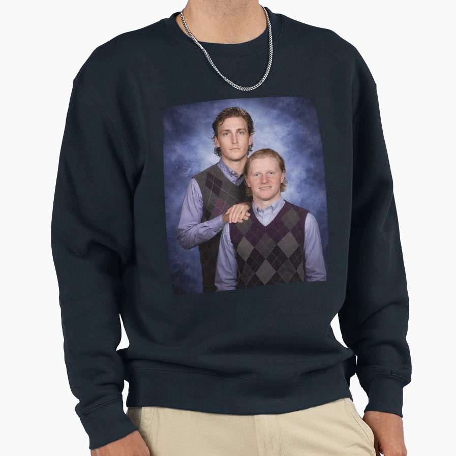 Tage And Rasmus Step Brothers Funny Sweatshirt - Minimalist Print Unisex - T-Shirt, Sweatshirt, Hoodie
