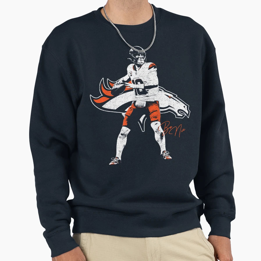 Bo Nix Sweatshirt - Novelty Apparel Unisex - T-Shirt, Sweatshirt, Hoodie