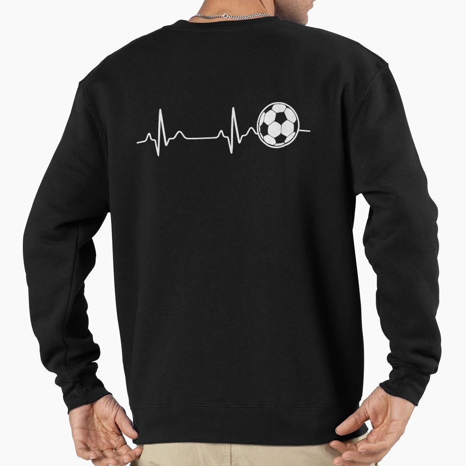 Soccer Keeps My Heart Kicking Sweatshirt - Custom Art Print Unisex - T-Shirt, Sweatshirt, Hoodie