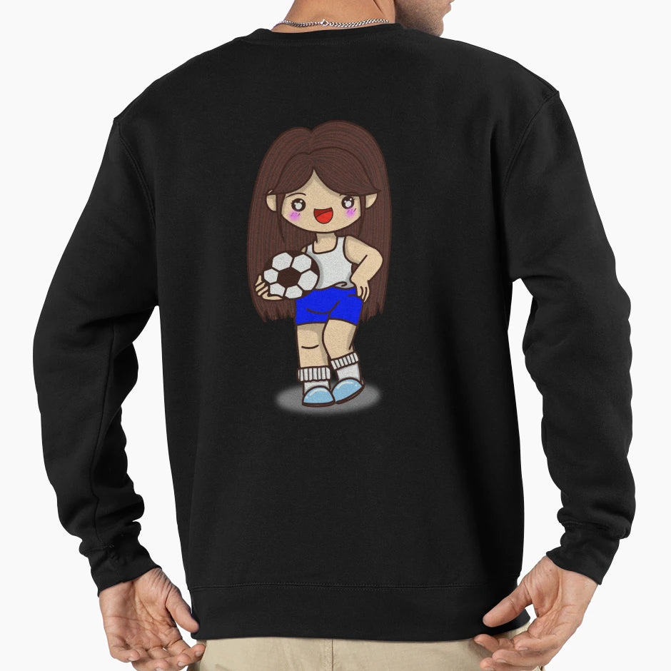 Likes To Play Football Sweatshirt - Custom Art Print Unisex - T-Shirt, Sweatshirt, Hoodie
