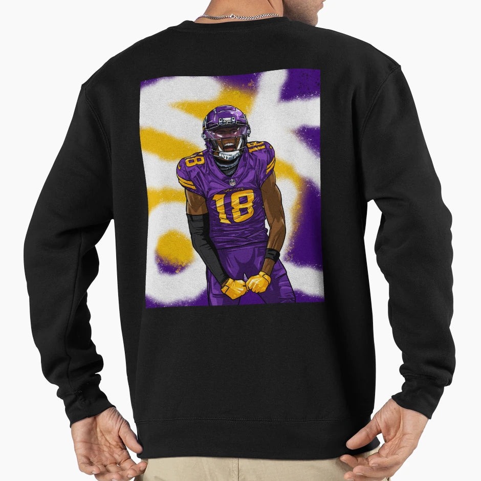 JJ Vikings Skol Sweatshirt - Unique Graphic Unisex - T-Shirt, Sweatshirt, Hoodie