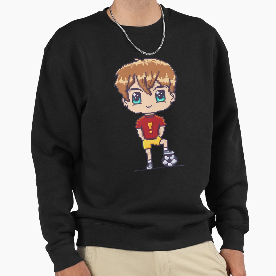 Anime Soccer Sweatshirt - Custom Art Print Men Women - T-Shirt, Sweatshirt, Hoodie