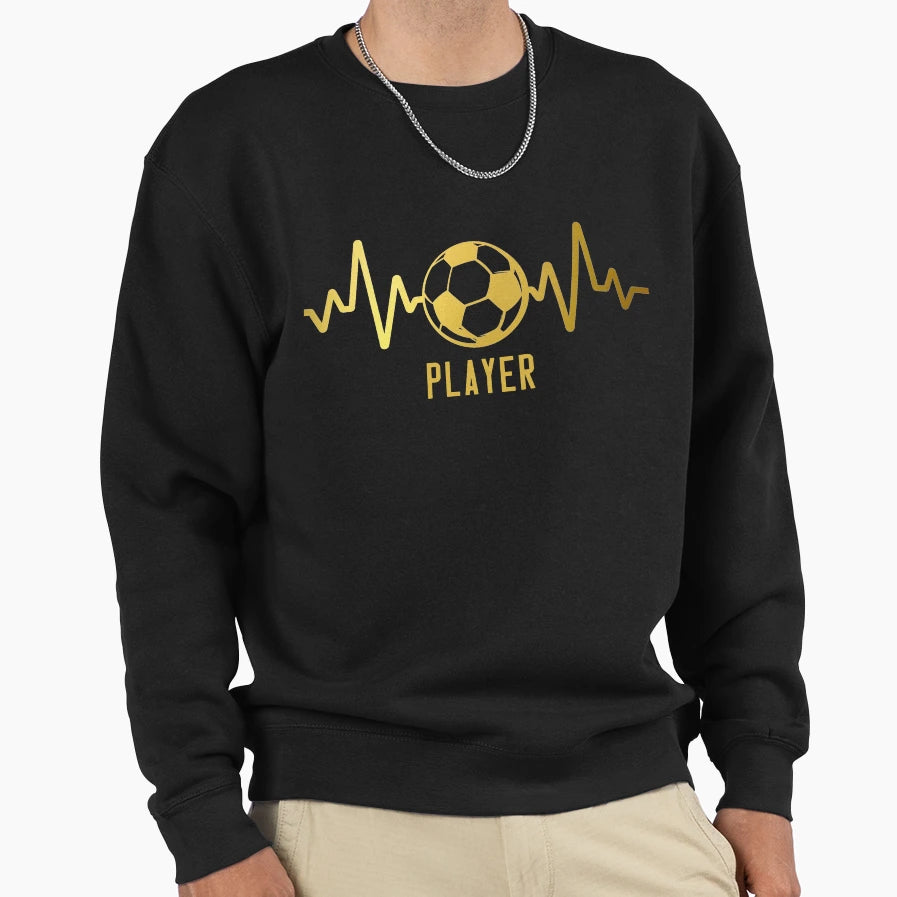 Soccer Player Sweatshirt - Graphic Print for Adults - T-Shirt, Sweatshirt, Hoodie