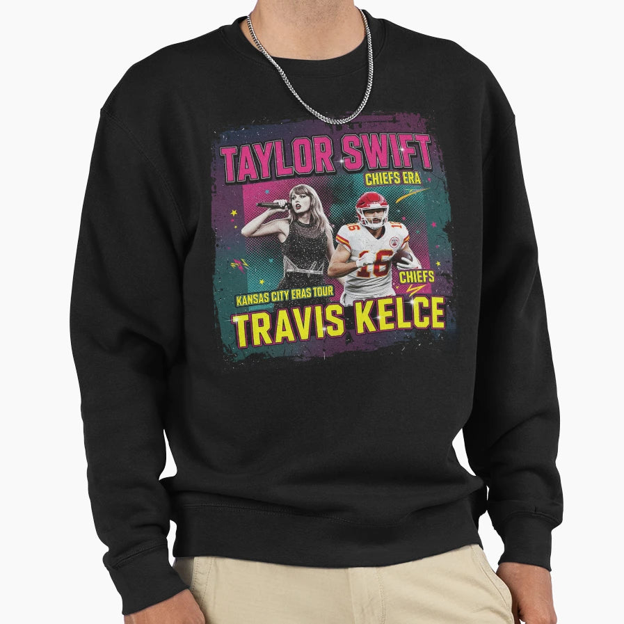 Taylor Travis Era Sweatshirt - Minimalist Print for Adults - T-Shirt, Sweatshirt, Hoodie