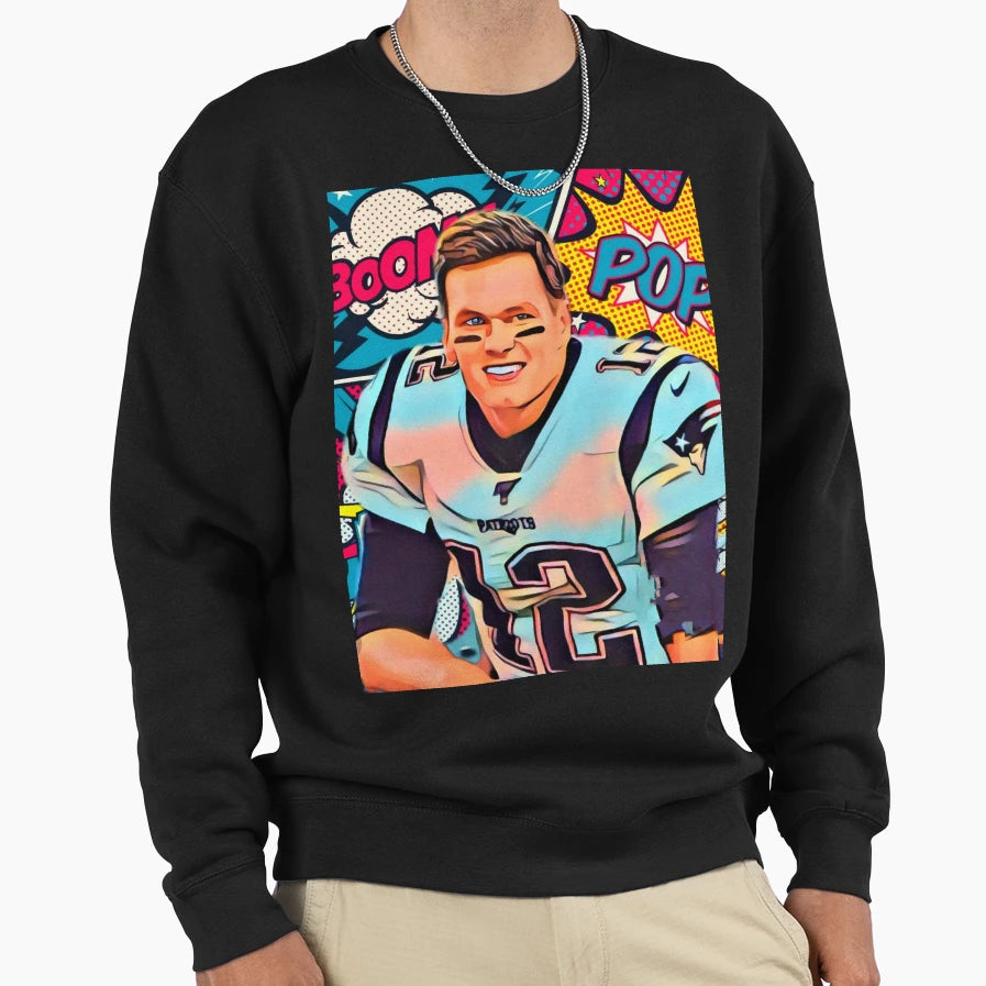 Bucs Pats 12 Sweatshirt - Custom Art Print for Adults - T-Shirt, Sweatshirt, Hoodie