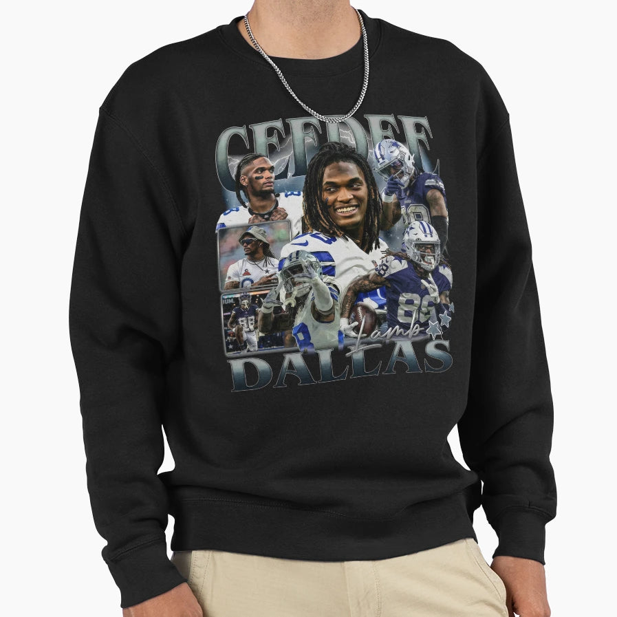 CL Football 90S Bootleg CL Dallas Sweatshirt - Trendy Graphic for Adults - T-Shirt, Sweatshirt, Hoodie
