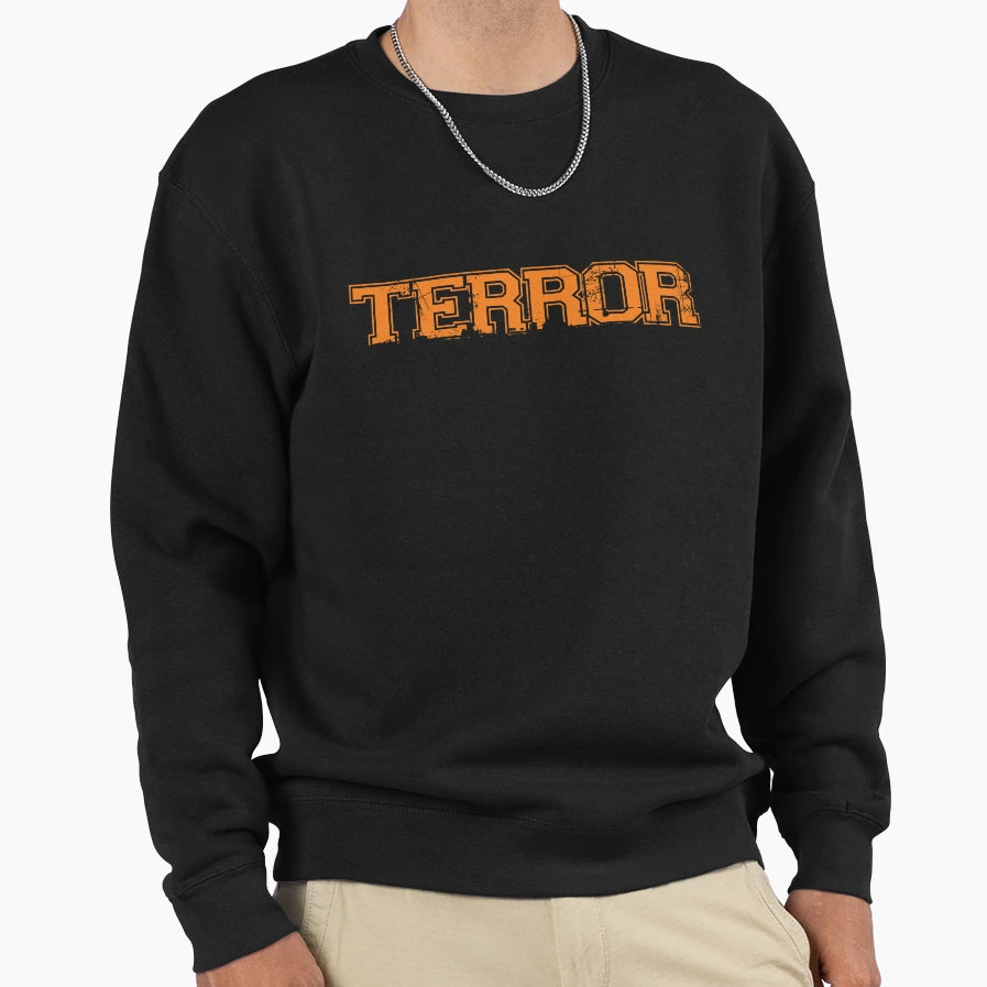 Terror Orange Hardcore Sweatshirt - Graphic Print Men Women - T-Shirt, Sweatshirt, Hoodie