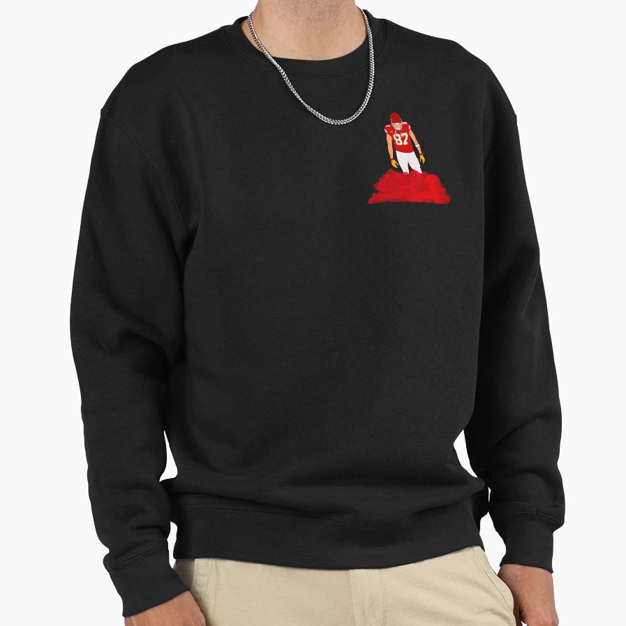 Kc Tight End Champs 1 Football Sweatshirt - Trendy Graphic for Adults - T-Shirt, Sweatshirt, Hoodie