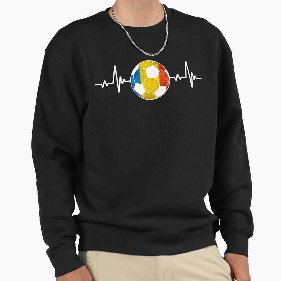Football Romania Sweatshirt - Trendy Graphic Men Women - T-Shirt, Sweatshirt, Hoodie