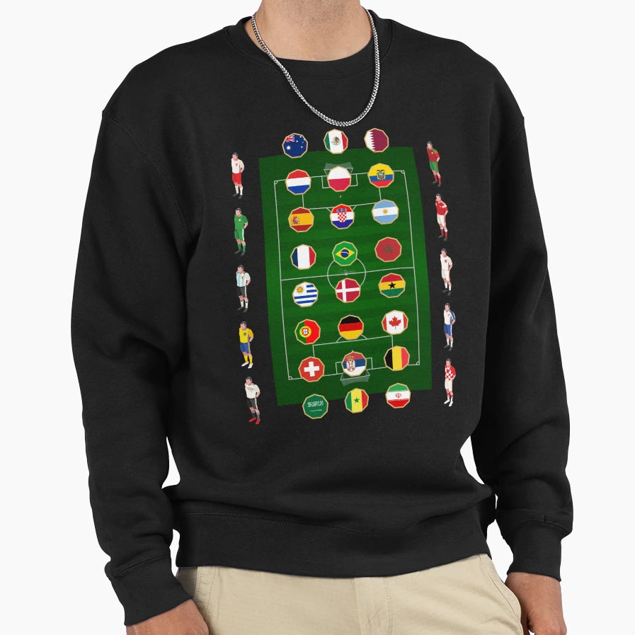 Football Soccer Lover Sweatshirt - Streetwear Style Unisex - T-Shirt, Sweatshirt, Hoodie