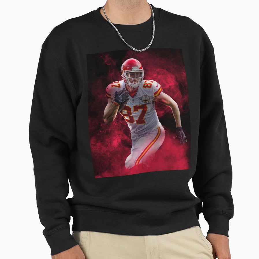 T Kelce Kansas City Sports Art Sweatshirt - Unique Graphic for Adults - T-Shirt, Sweatshirt, Hoodie