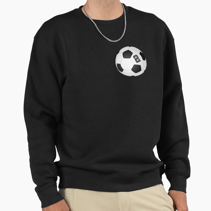 Football Player Jersey No 2 Soccer Sweatshirt - Novelty Apparel Men Women - T-Shirt, Sweatshirt, Hoodie
