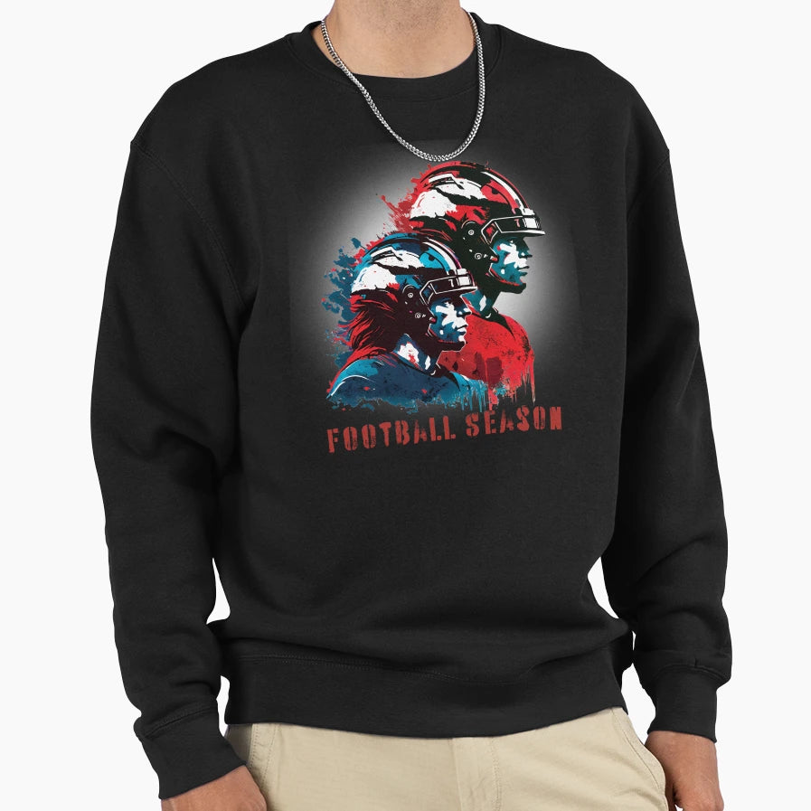 Football Season Sweatshirt - Graphic Print for Adults - T-Shirt, Sweatshirt, Hoodie