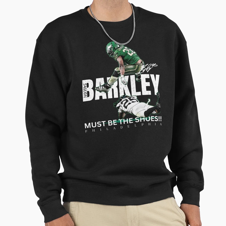 Barkley Saquon 26 Fly Football Comic Sweatshirt - Unique Graphic Men Women - T-Shirt, Sweatshirt, Hoodie