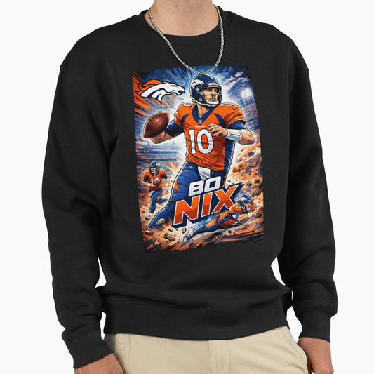 Bo Nix Move Sweatshirt - Trendy Graphic for Adults - T-Shirt, Sweatshirt, Hoodie