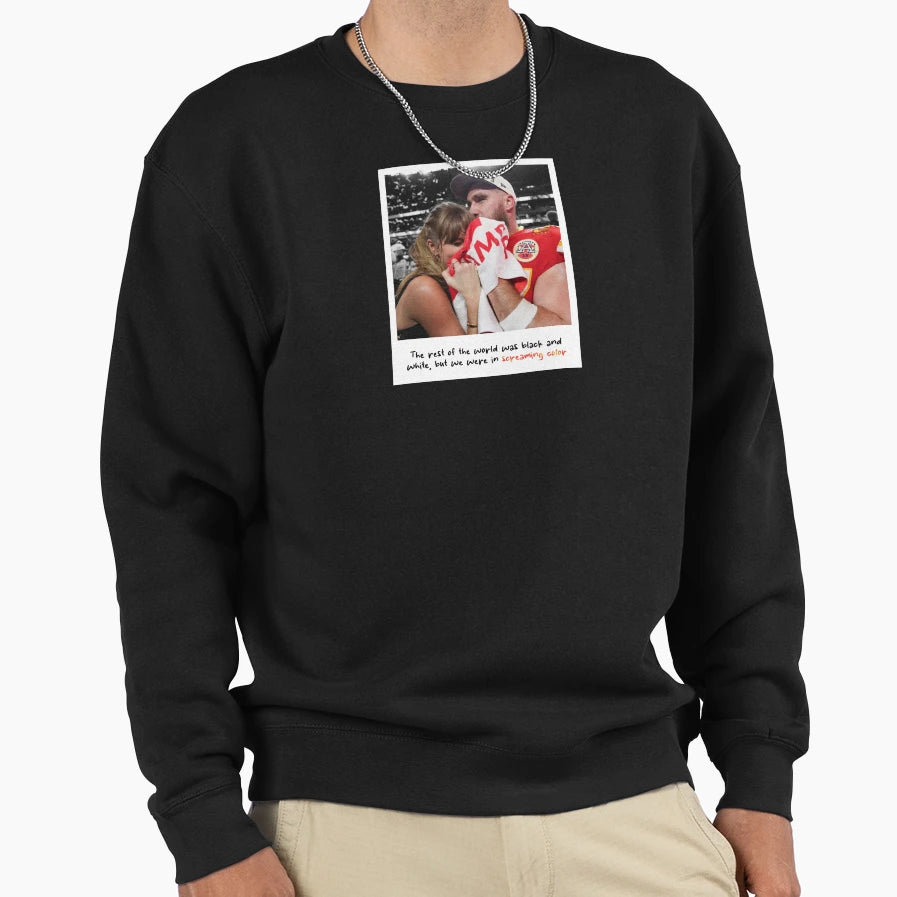 Rest World Was Black And White Sweatshirt - Streetwear Style for Adults - T-Shirt, Sweatshirt, Hoodie