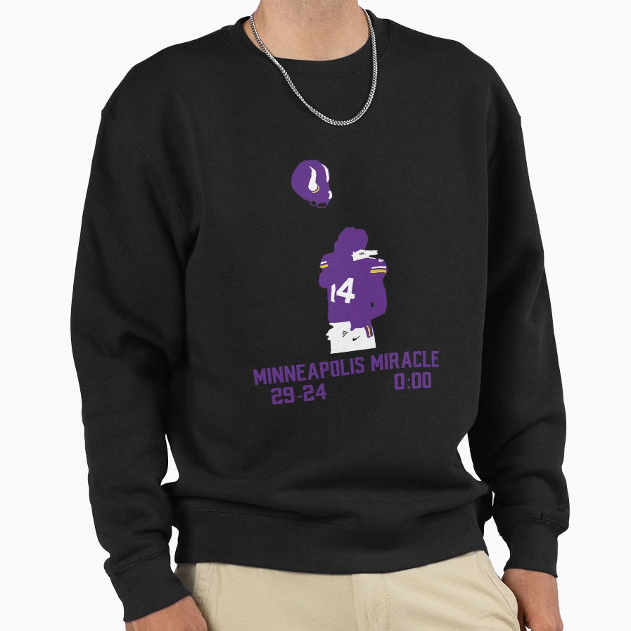 Minneapolis Miracle Sweatshirt - Trendy Graphic for Adults - T-Shirt, Sweatshirt, Hoodie