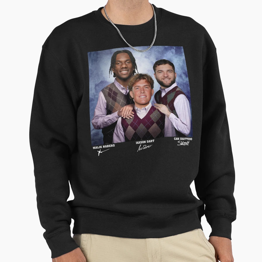 Jaxson Dart Cam Skattebo Malik Nabers Sweatshirt - Graphic Print Unisex - T-Shirt, Sweatshirt, Hoodie