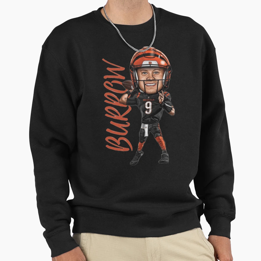 Joey Burrow Sweatshirt - Fun Novelty Design Men Women - T-Shirt, Sweatshirt, Hoodie
