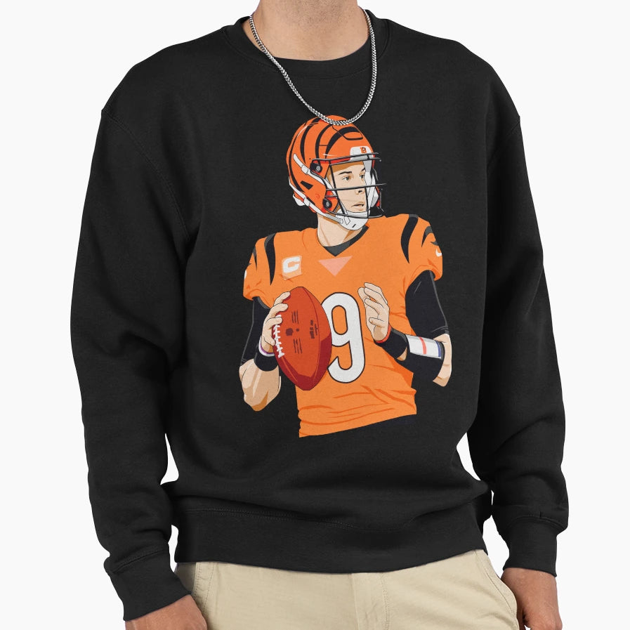 Burrow Bowl Bound Sweatshirt - Graphic Print Unisex - T-Shirt, Sweatshirt, Hoodie