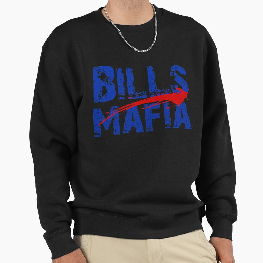 Bills Mafia Sweatshirt - Custom Art Print Men Women - T-Shirt, Sweatshirt, Hoodie