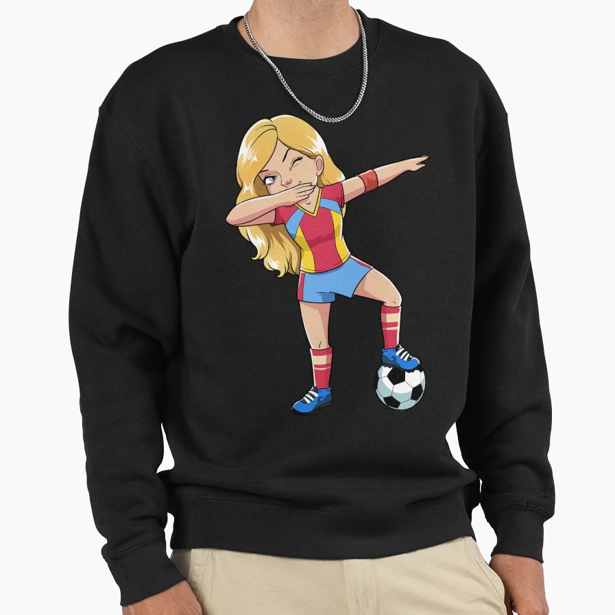 Dabbing Soccer Dab Dance Football Gifts T-Shirt - Graphic Print Unisex - T-Shirt, Sweatshirt, Hoodie