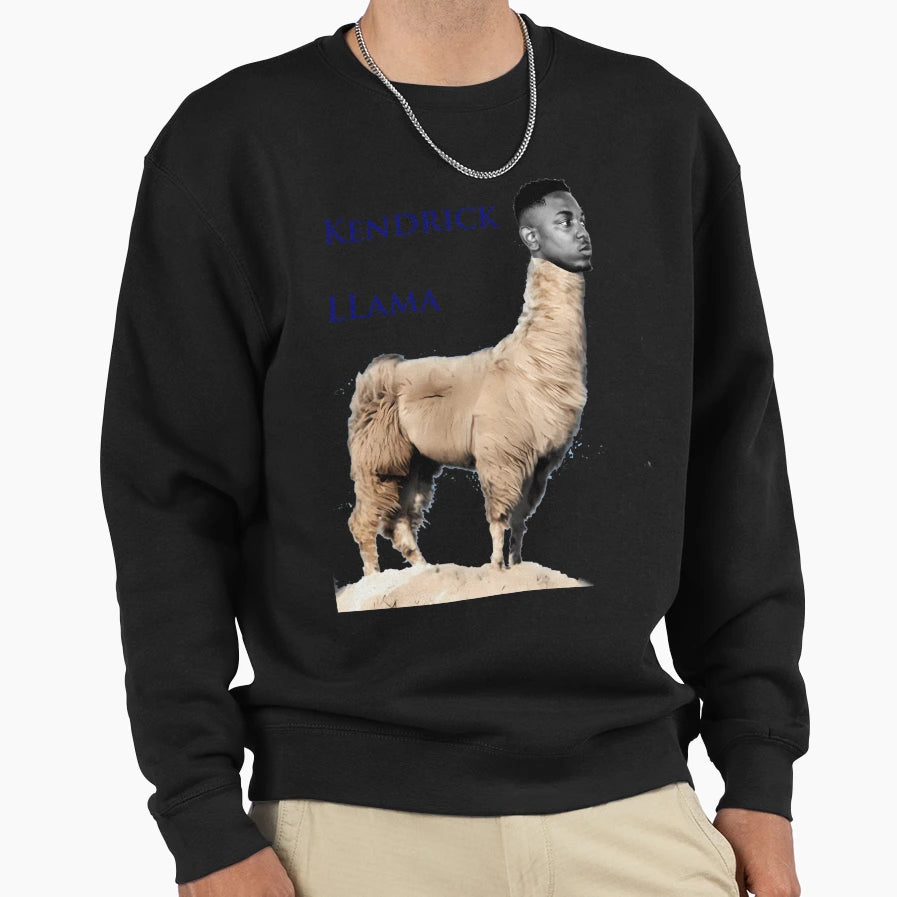 Kendrick Llama Sweatshirt - Custom Art Print for Adults - T-Shirt, Sweatshirt, Hoodie