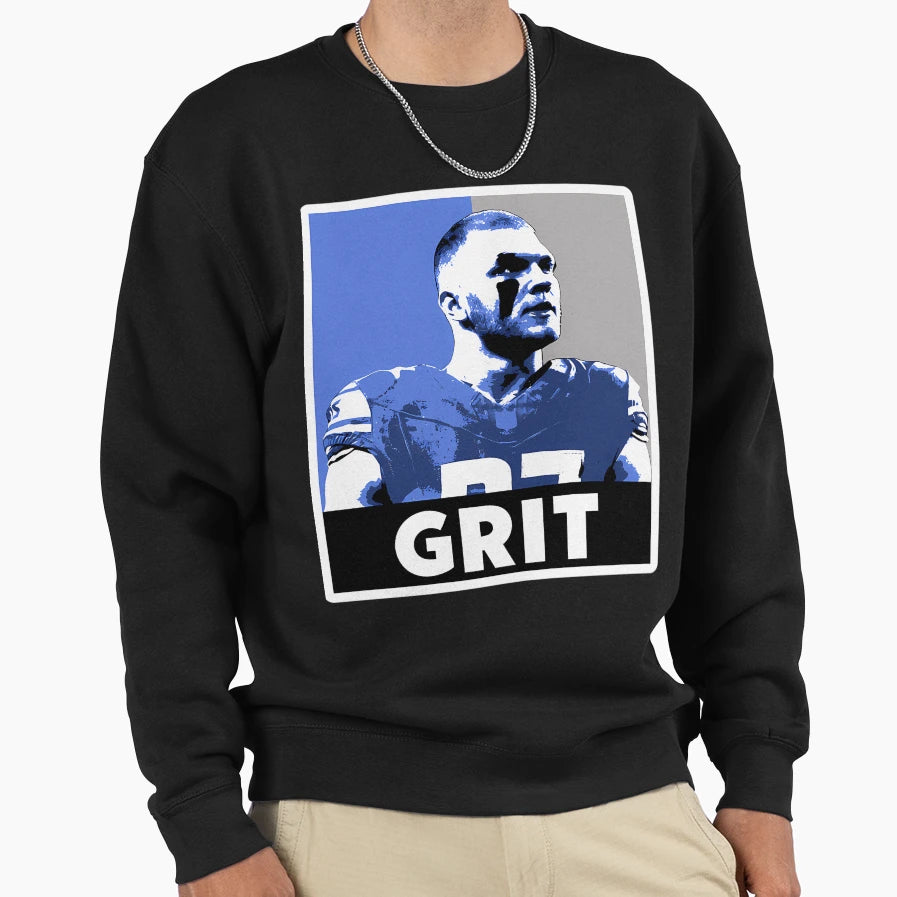 AH Detroit Grit Sweatshirt - Fun Novelty Design for Adults - T-Shirt, Sweatshirt, Hoodie