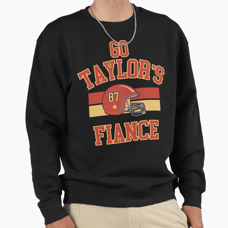 Go Taylors Fiance Sweatshirt - Minimalist Print Unisex - T-Shirt, Sweatshirt, Hoodie