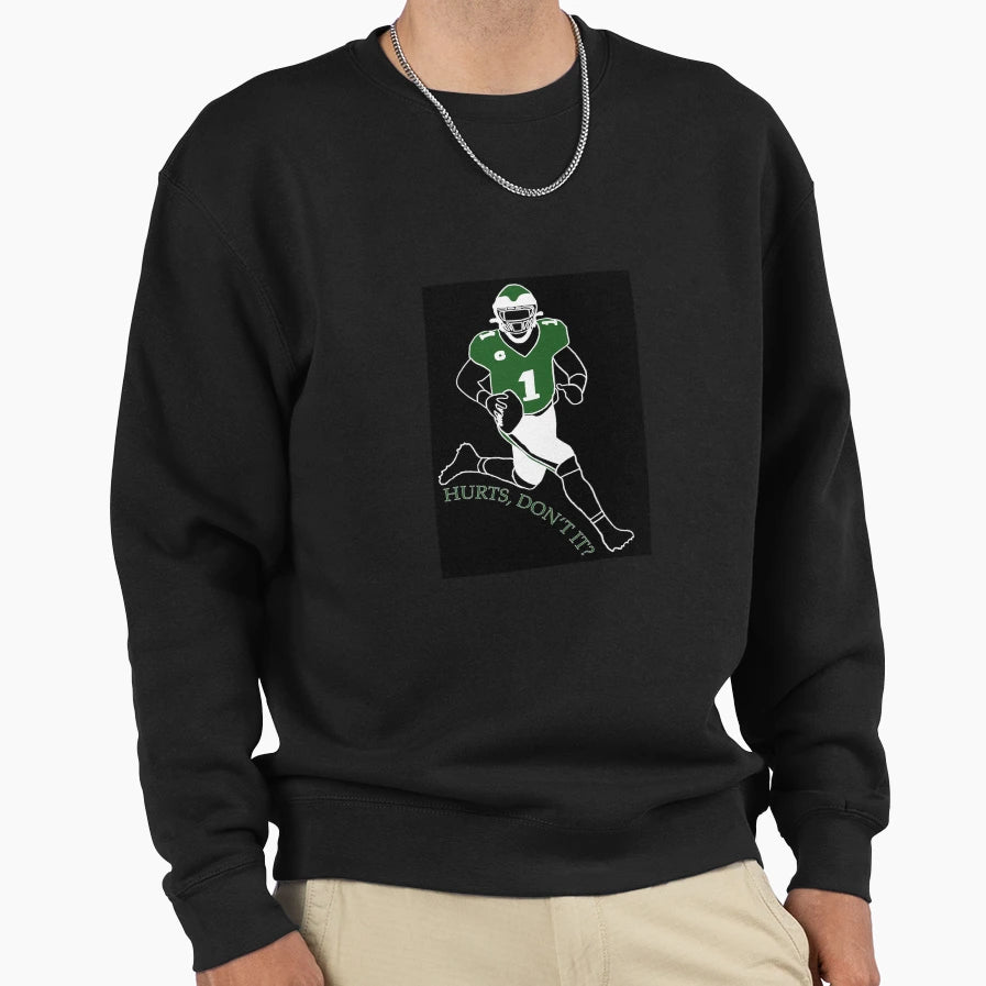 Hurts Dont It Sweatshirt - Minimalist Print Unisex - T-Shirt, Sweatshirt, Hoodie
