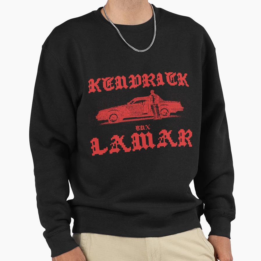 Kendrick Lamar Art Sweatshirt - Novelty Apparel for Adults - T-Shirt, Sweatshirt, Hoodie