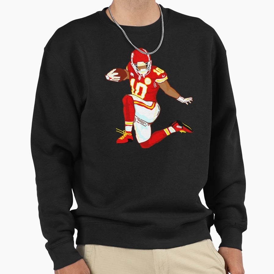 Isiah Pacheco 10 Kc Chiefs Sweatshirt - Trendy Graphic Men Women - T-Shirt, Sweatshirt, Hoodie