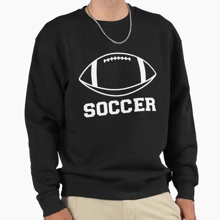 Football Soccer Sweatshirt - Trendy Graphic for Adults - T-Shirt, Sweatshirt, Hoodie