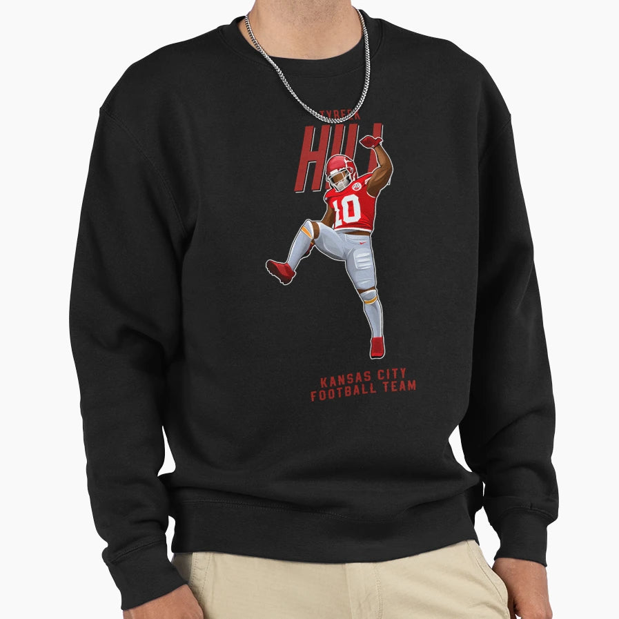 TH 10 Kansas City Football Team Sweatshirt - Fun Novelty Design Unisex - T-Shirt, Sweatshirt, Hoodie