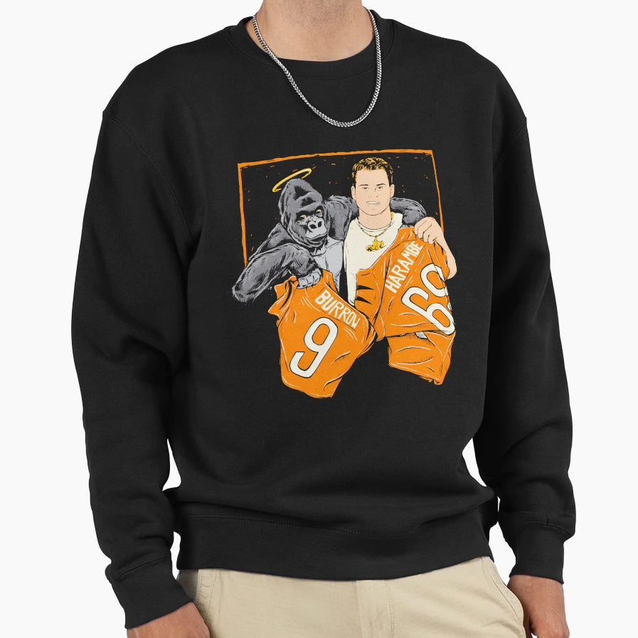 Cincinnati Jersey Swap JB And Sweatshirt - Casual Everyday Wear for Adults - T-Shirt, Sweatshirt, Hoodie