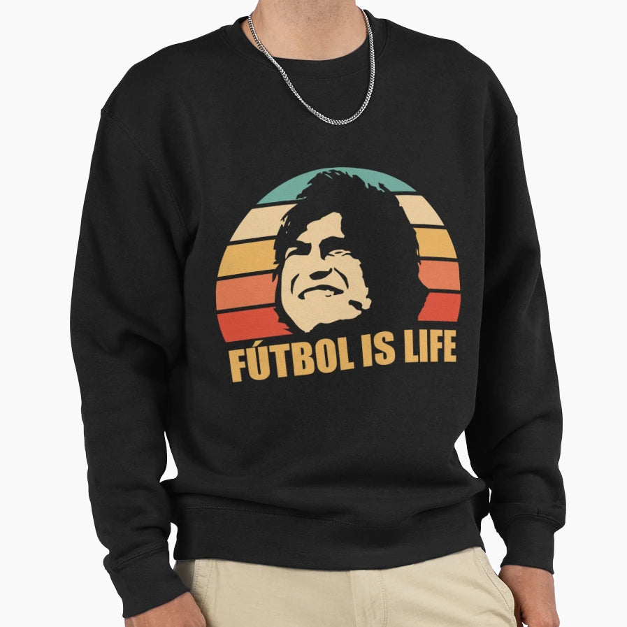 Futbol Is Life1 Sweatshirt - Minimalist Print Men Women - T-Shirt, Sweatshirt, Hoodie