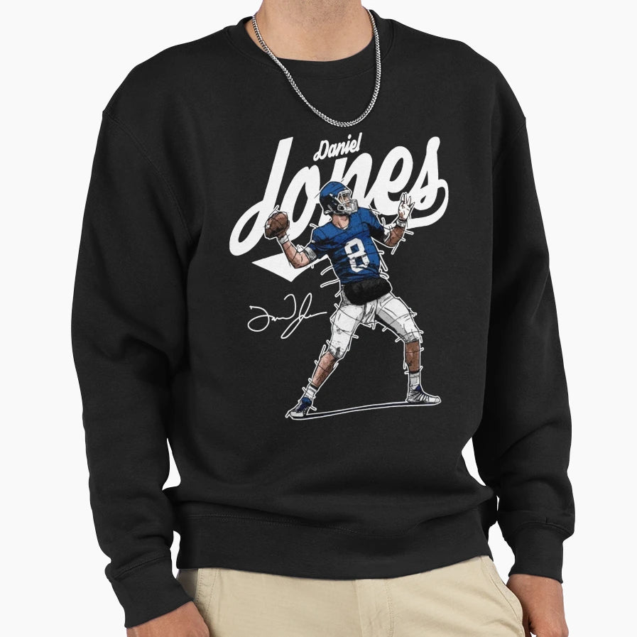 Love Daniel Jones Fantasy Football T-Shirt - Novelty Apparel for Adults - T-Shirt, Sweatshirt, Hoodie