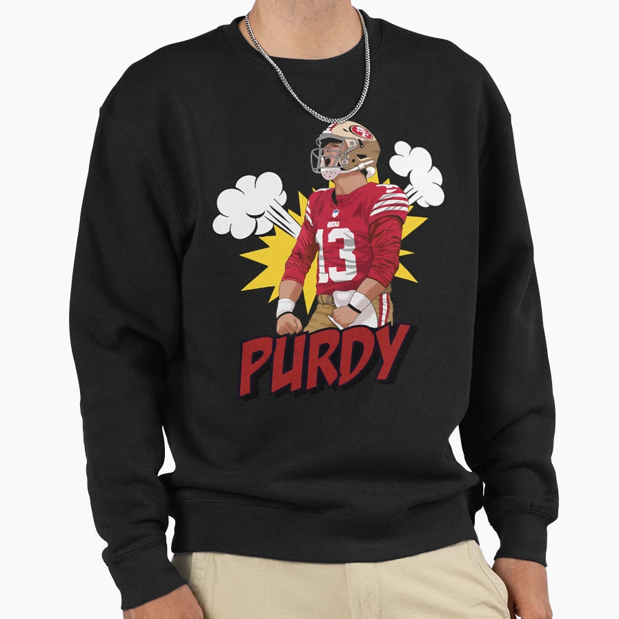 Purdy Sweatshirt - Casual Everyday Wear for Adults - T-Shirt, Sweatshirt, Hoodie