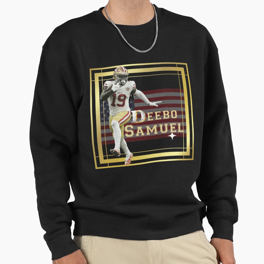 DS Football 49Ers Sweatshirt - Unique Graphic for Adults - T-Shirt, Sweatshirt, Hoodie