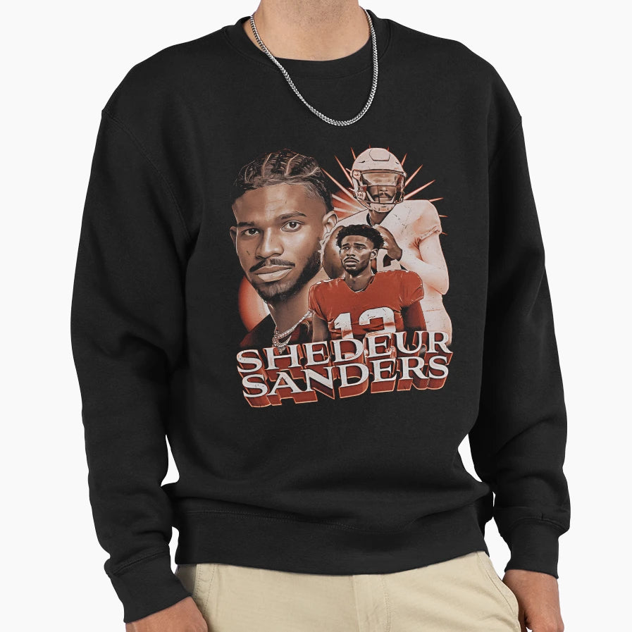 Shedeur Sanders Cleveland Sweatshirt - Minimalist Print Unisex - T-Shirt, Sweatshirt, Hoodie